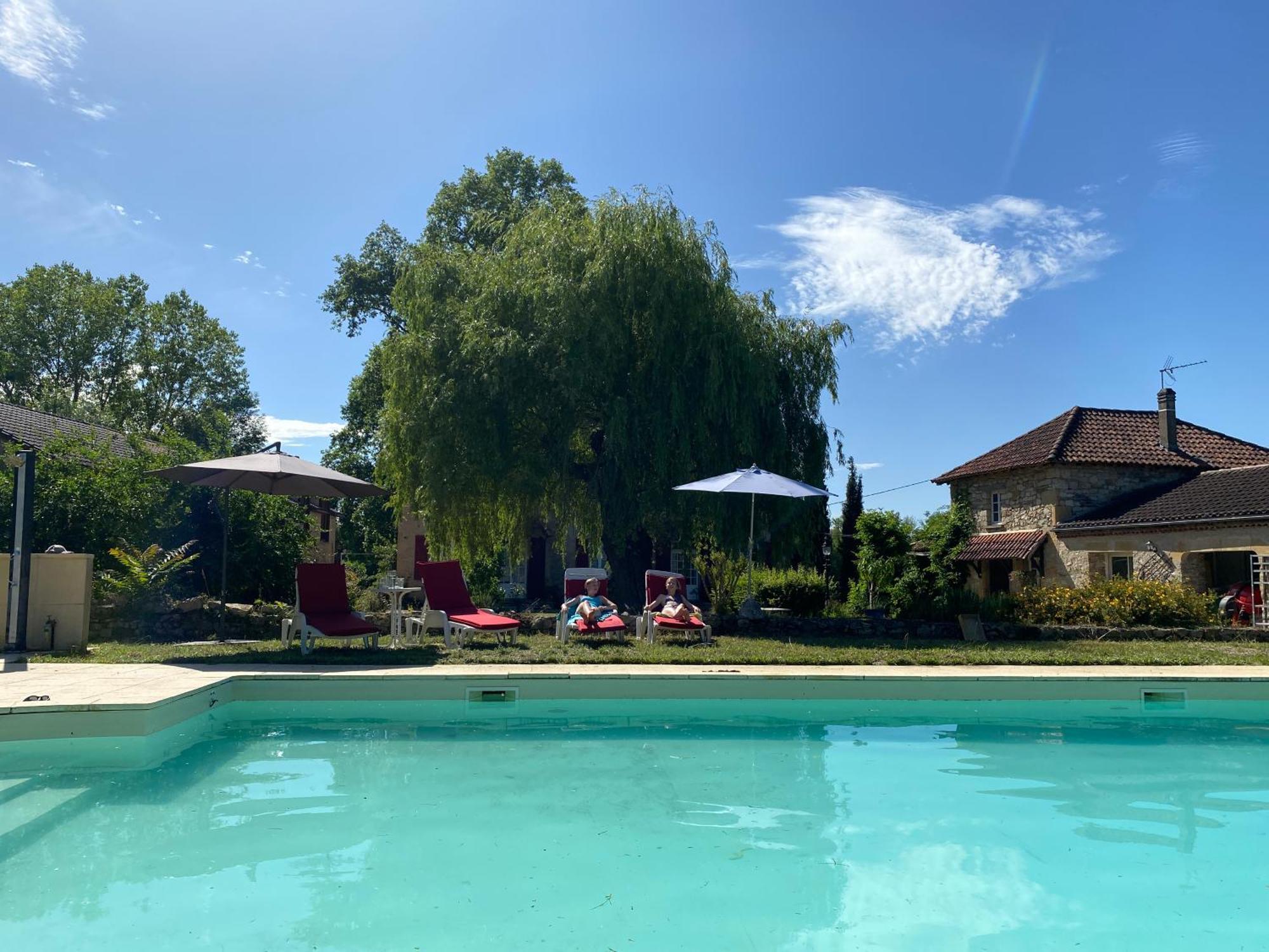 Sfeervol Vakantiehuis Op Landgoed Aan De Dordogne Villa Prudhomat Esterno foto