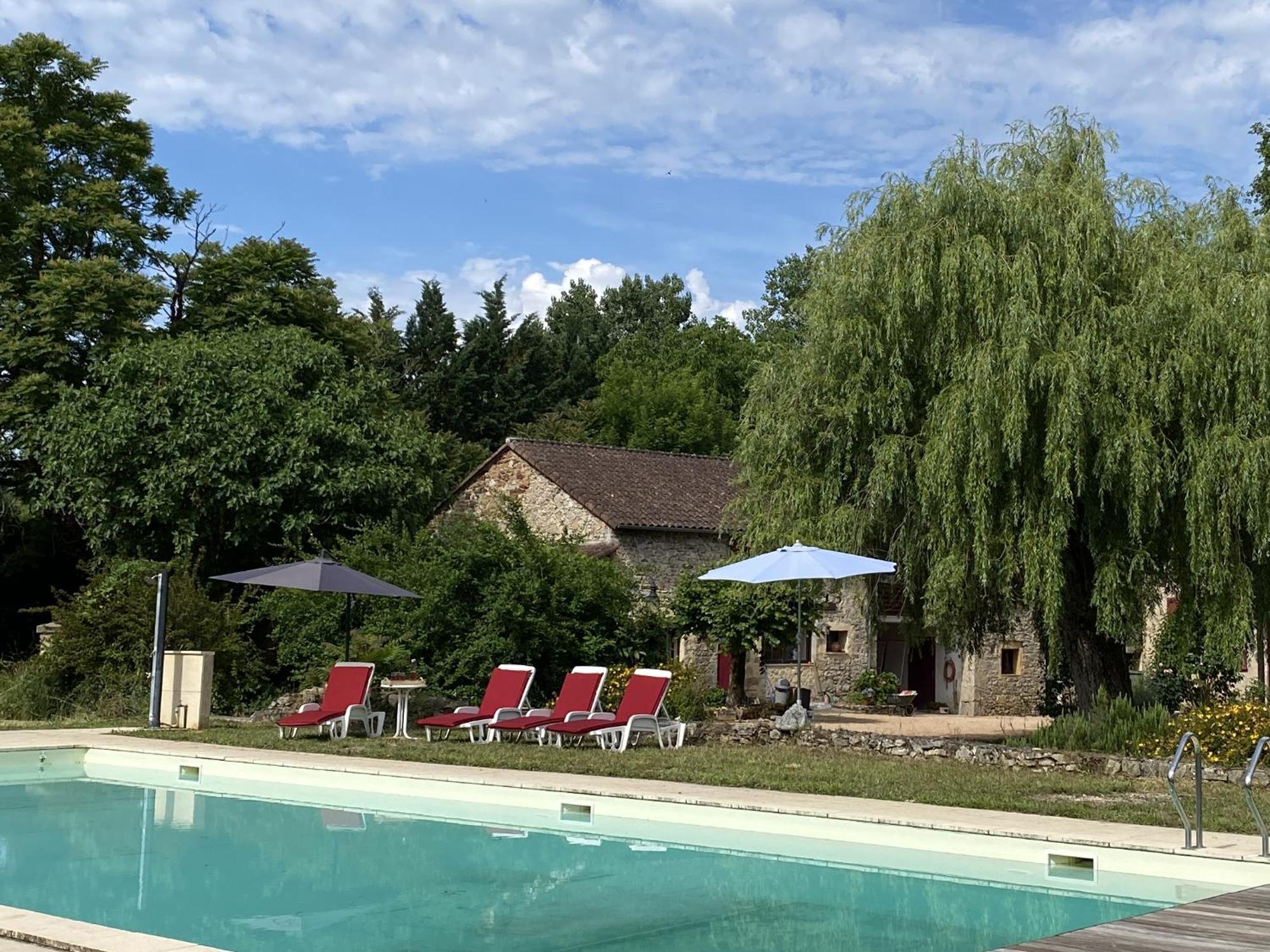 Sfeervol Vakantiehuis Op Landgoed Aan De Dordogne Villa Prudhomat Esterno foto