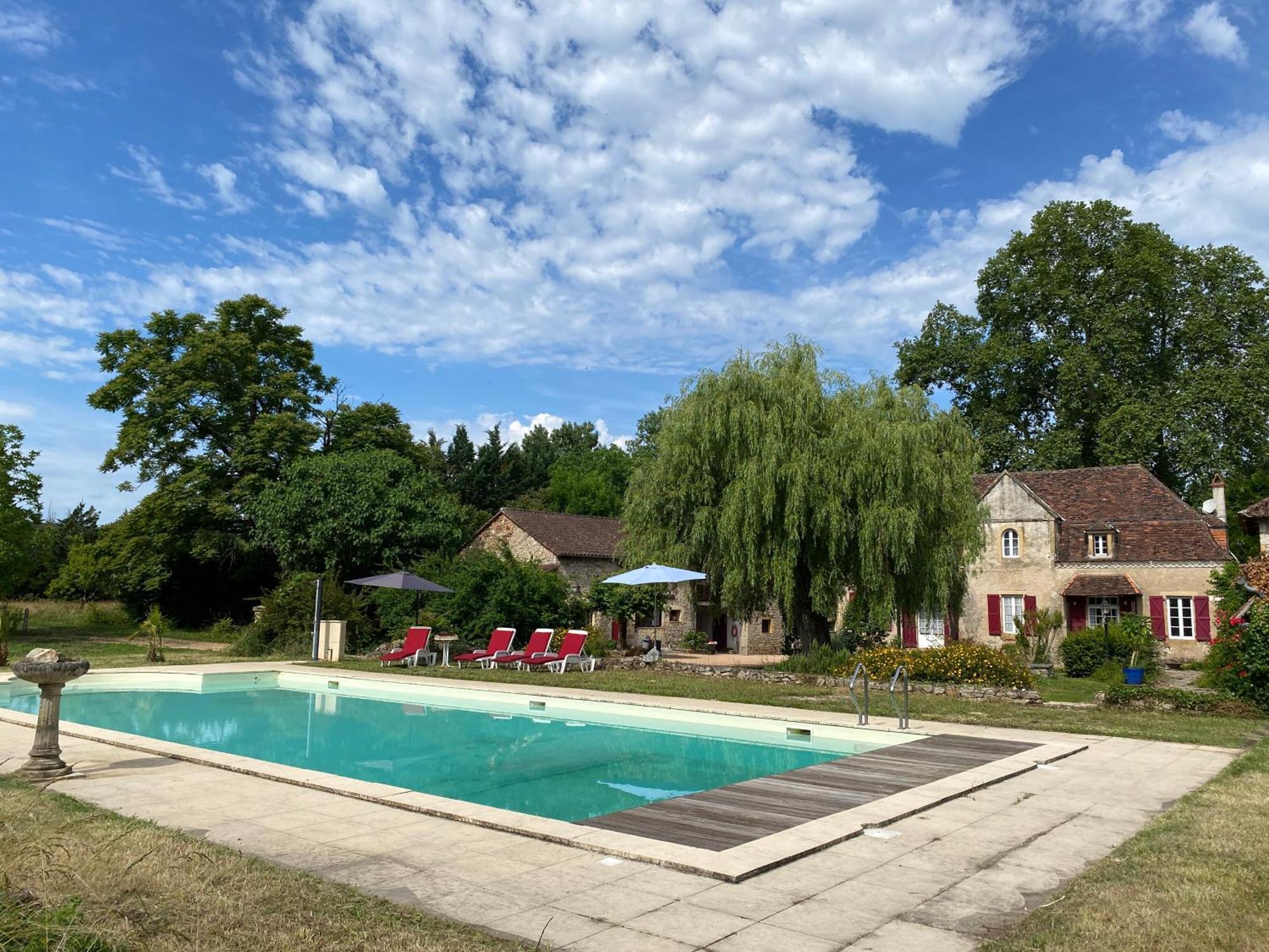 Sfeervol Vakantiehuis Op Landgoed Aan De Dordogne Villa Prudhomat Esterno foto